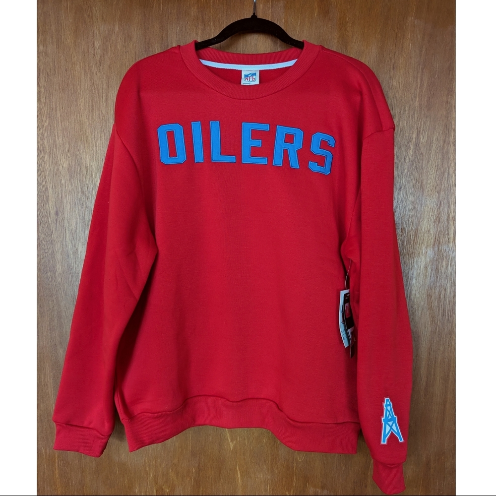 NFL Houston Oilers Pullover Sweatshirt